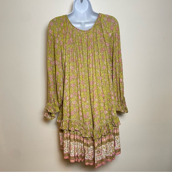 Spell & Gypsy Dahlia tunic dress mini floral - Picture 4 of 7